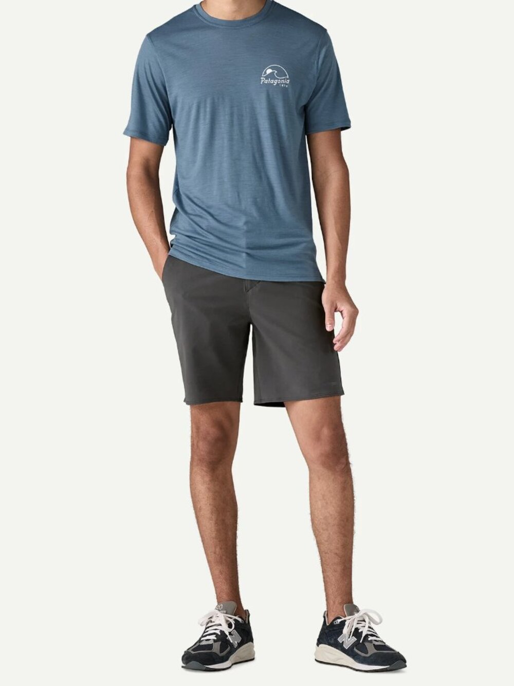 Patagonia Men's Hydropeak Hybrid 7.5" Short Size 38 Ink Black NWT